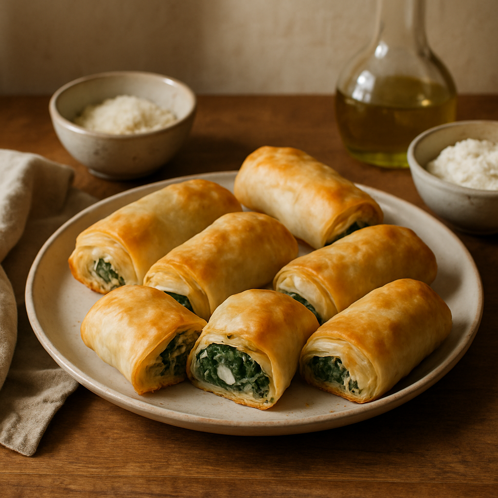 Spinach and Ricotta Rolls