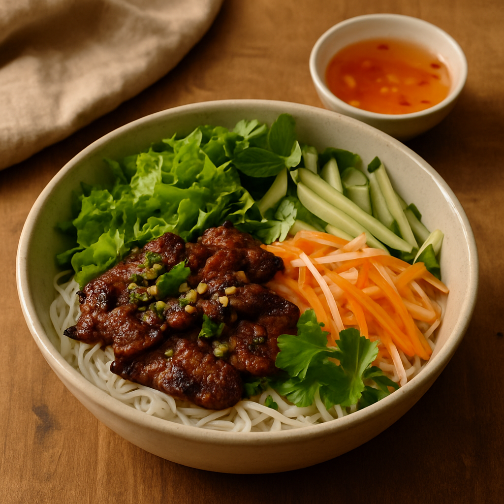 Bún Thịt Nướng Pirinç Eriştesi Kasesi