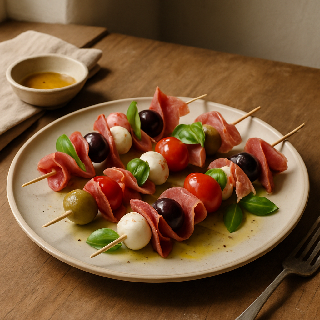 İtalyan Antipasto Şişleri