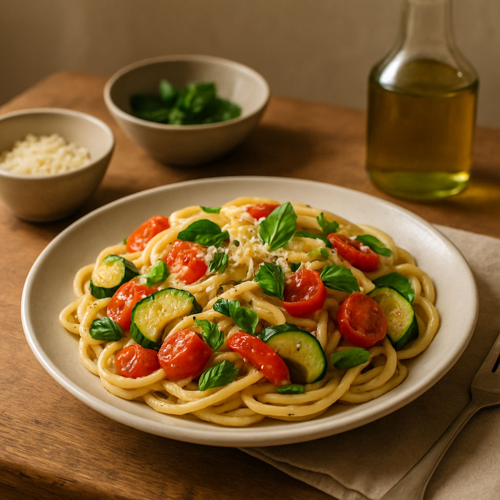 Pasta Primavera with Garlic
