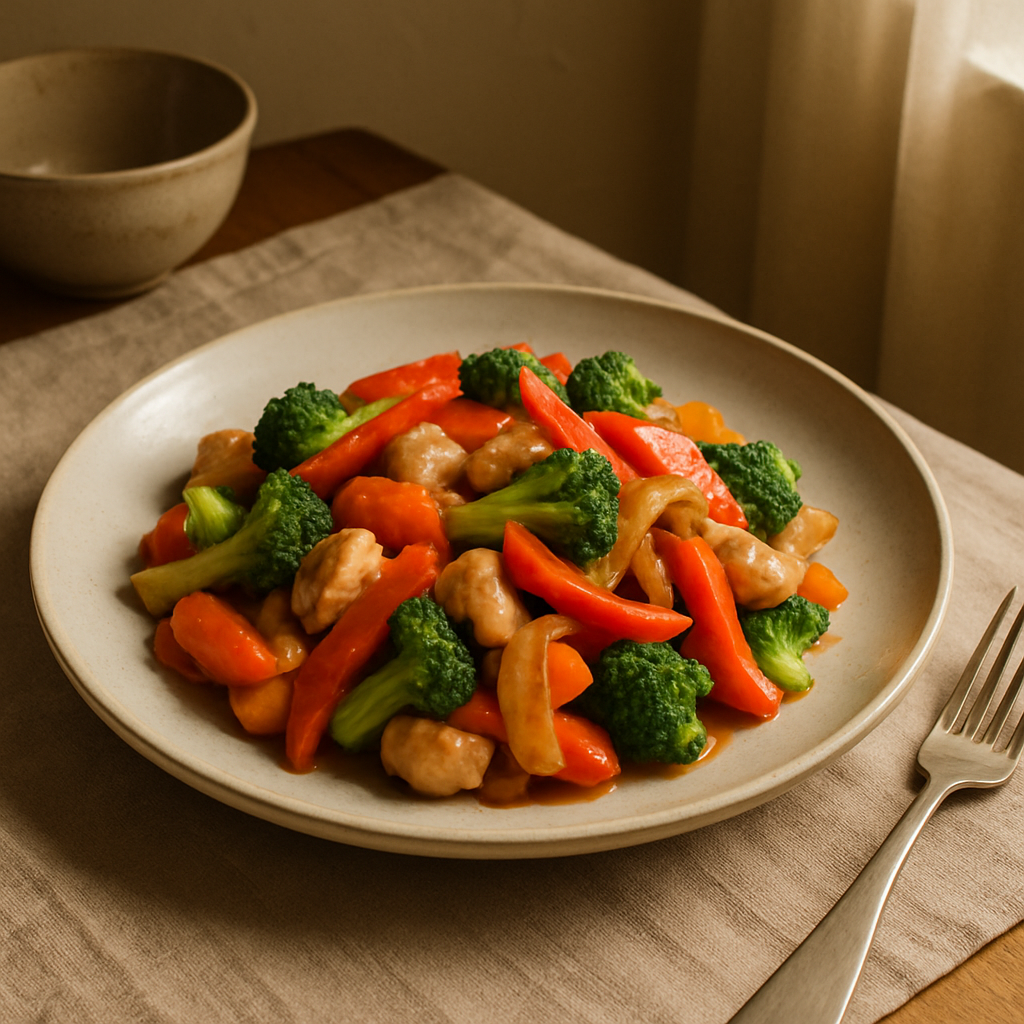 Hähnchen-Gemüse-Pfanne
