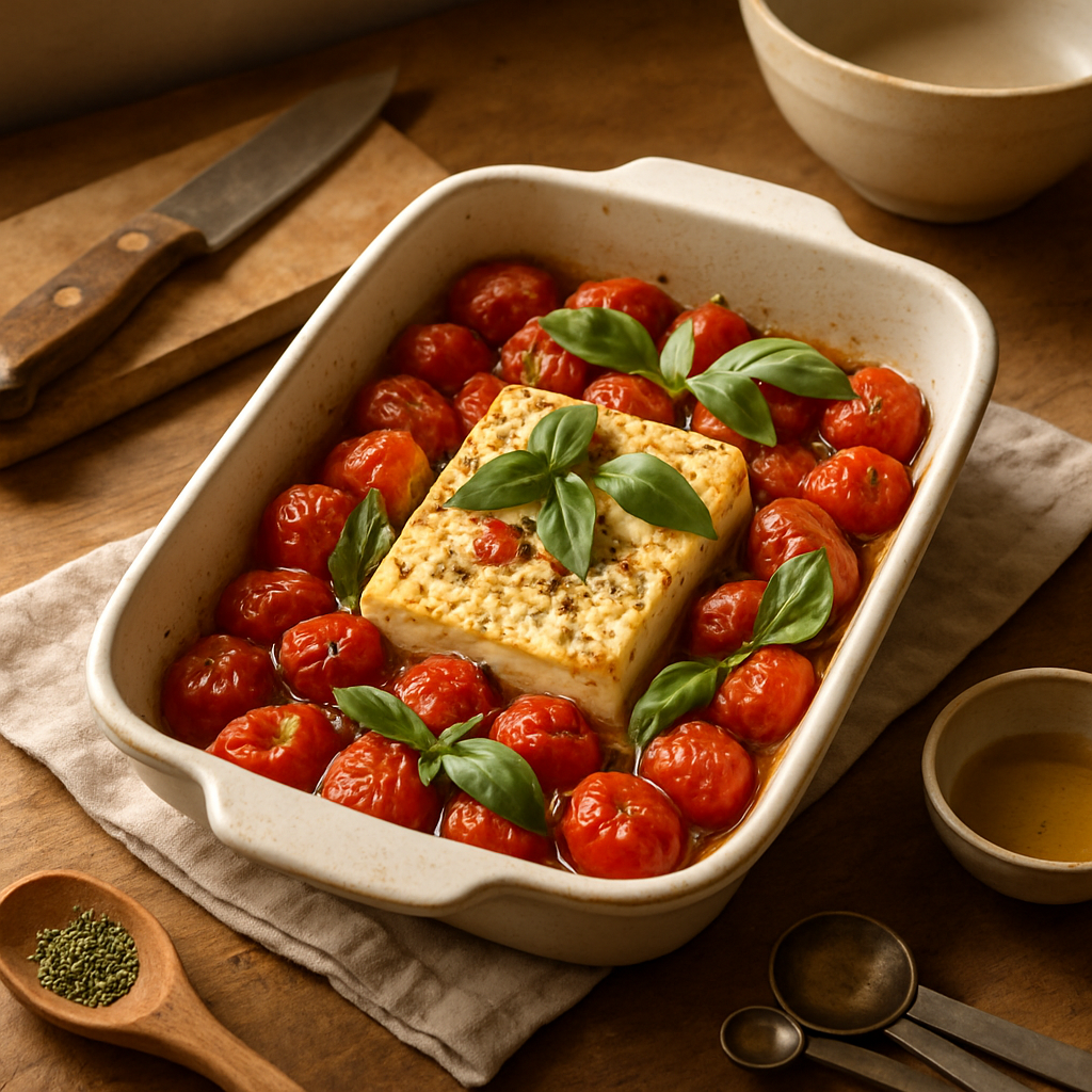 Baked Feta With Tomatoes