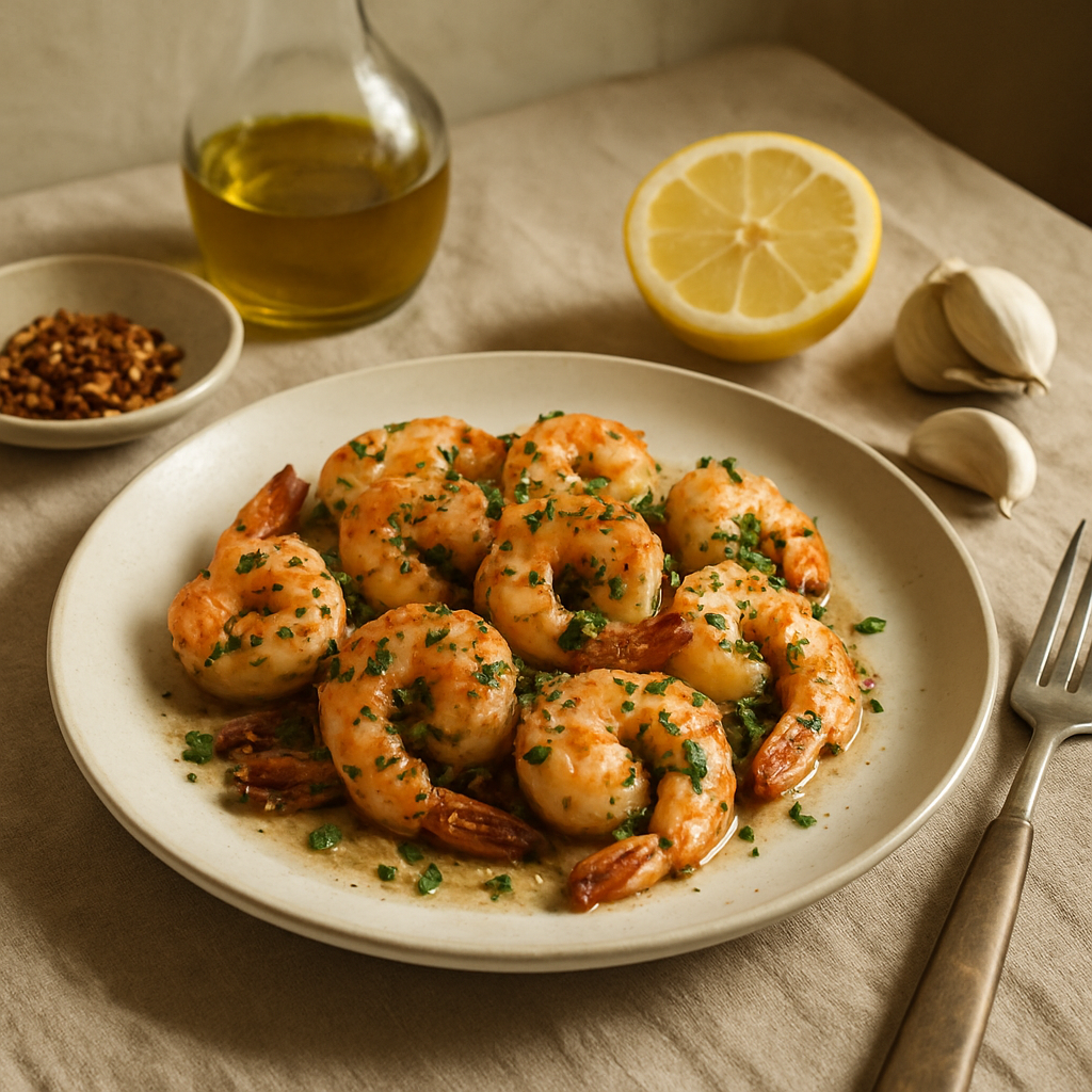 Spicy Garlic Shrimp