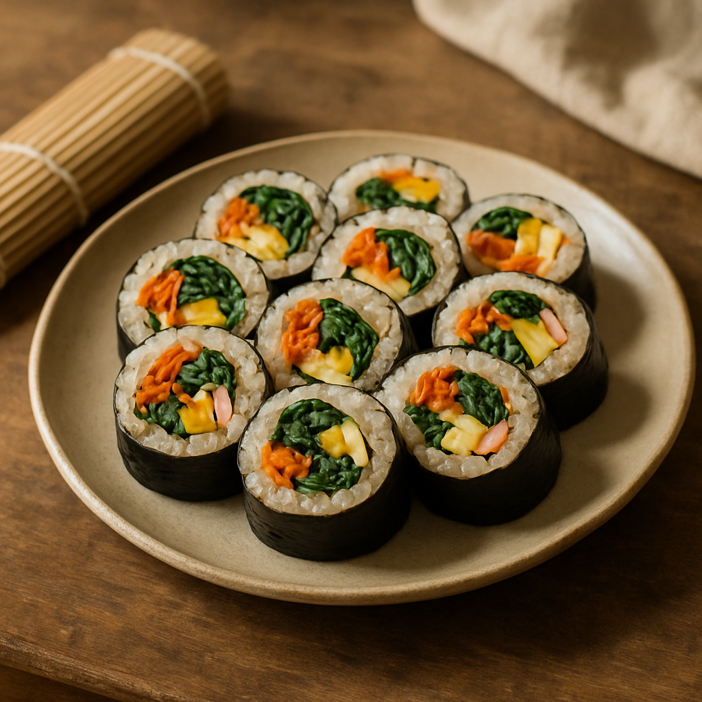 Kore Gimbap Ruloları