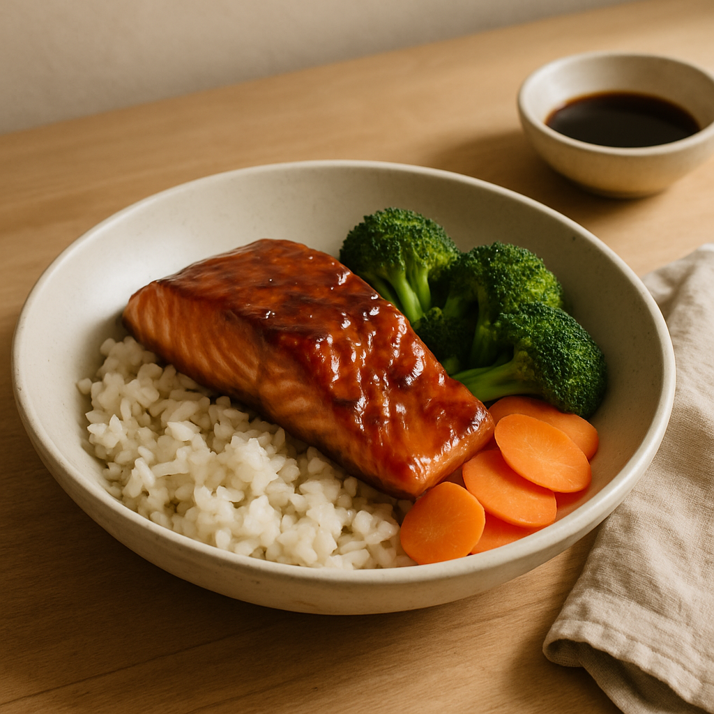 Teriyaki Somon Kasesi