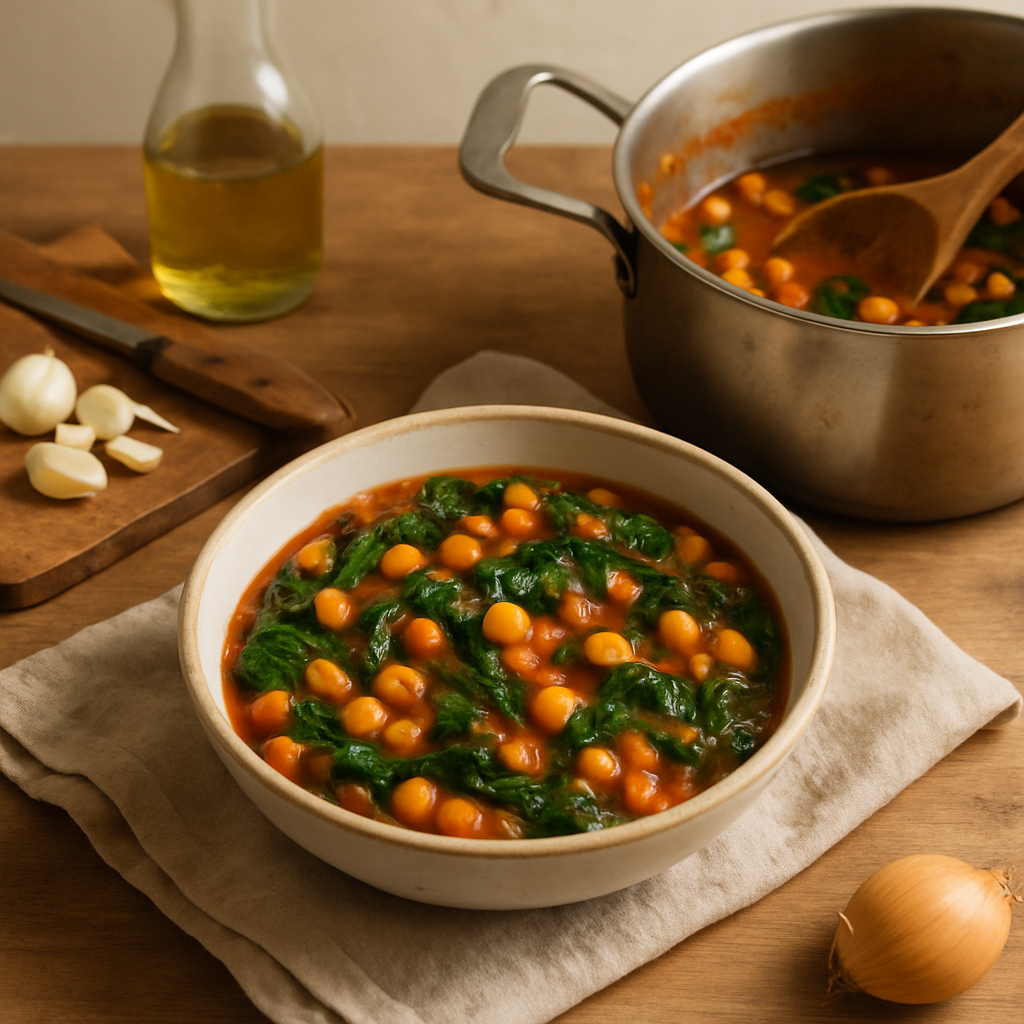 Chickpea and Spinach Stew