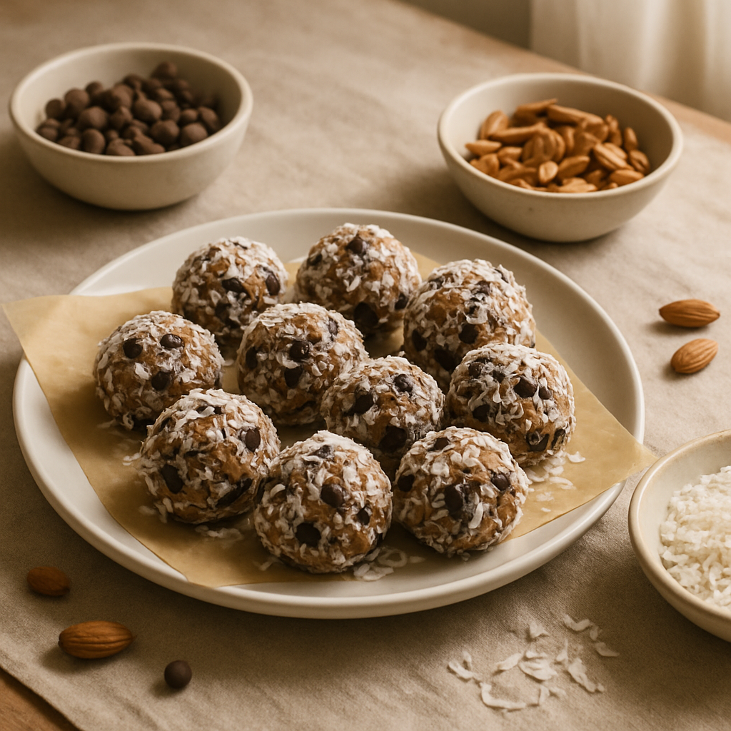 Almond-Joy-Energiebällchen