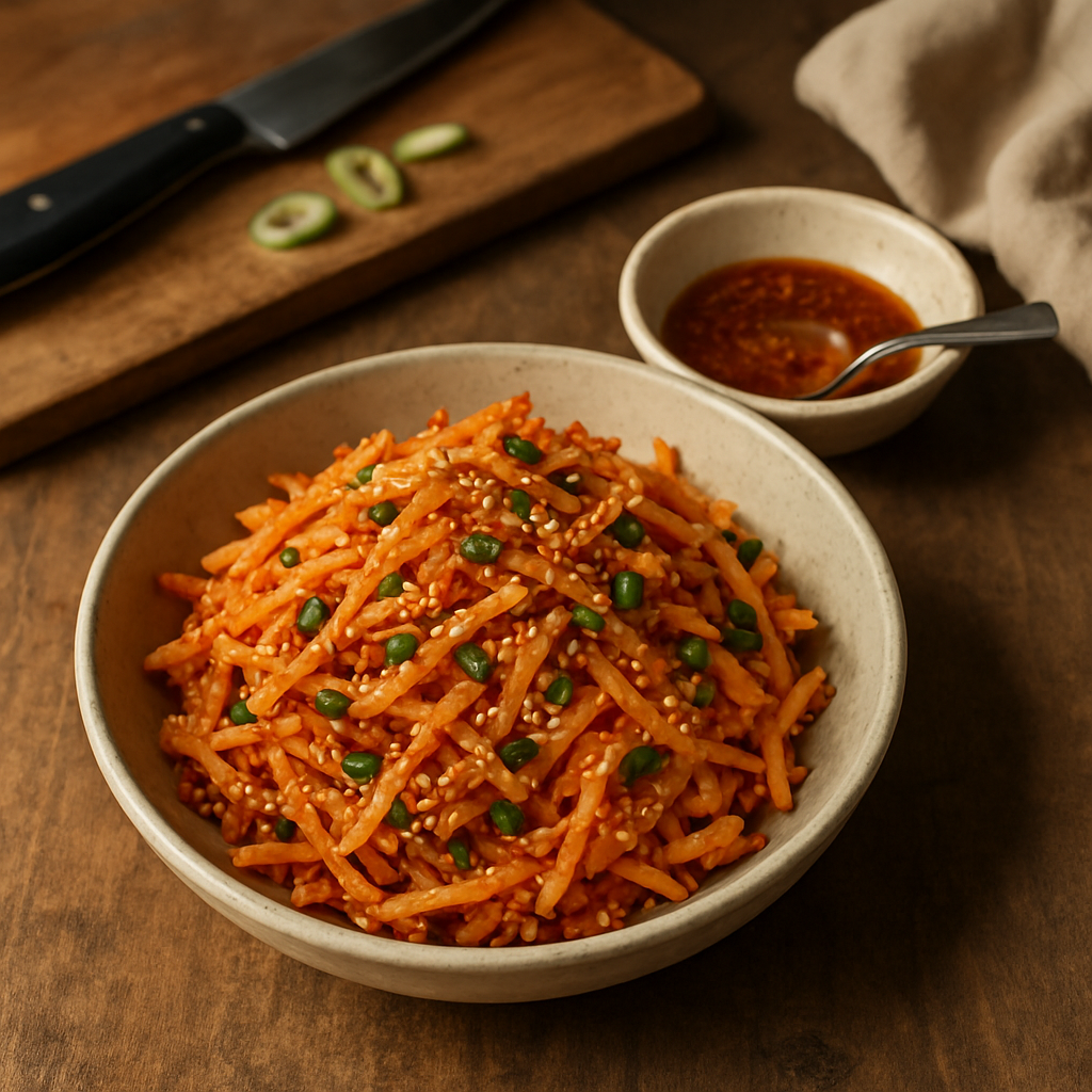 Koreanischer Rettichsalat (Musaengchae)