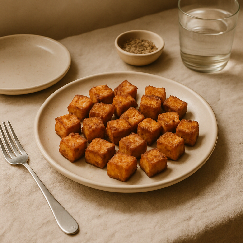 Crispy Baked Tofu Bites