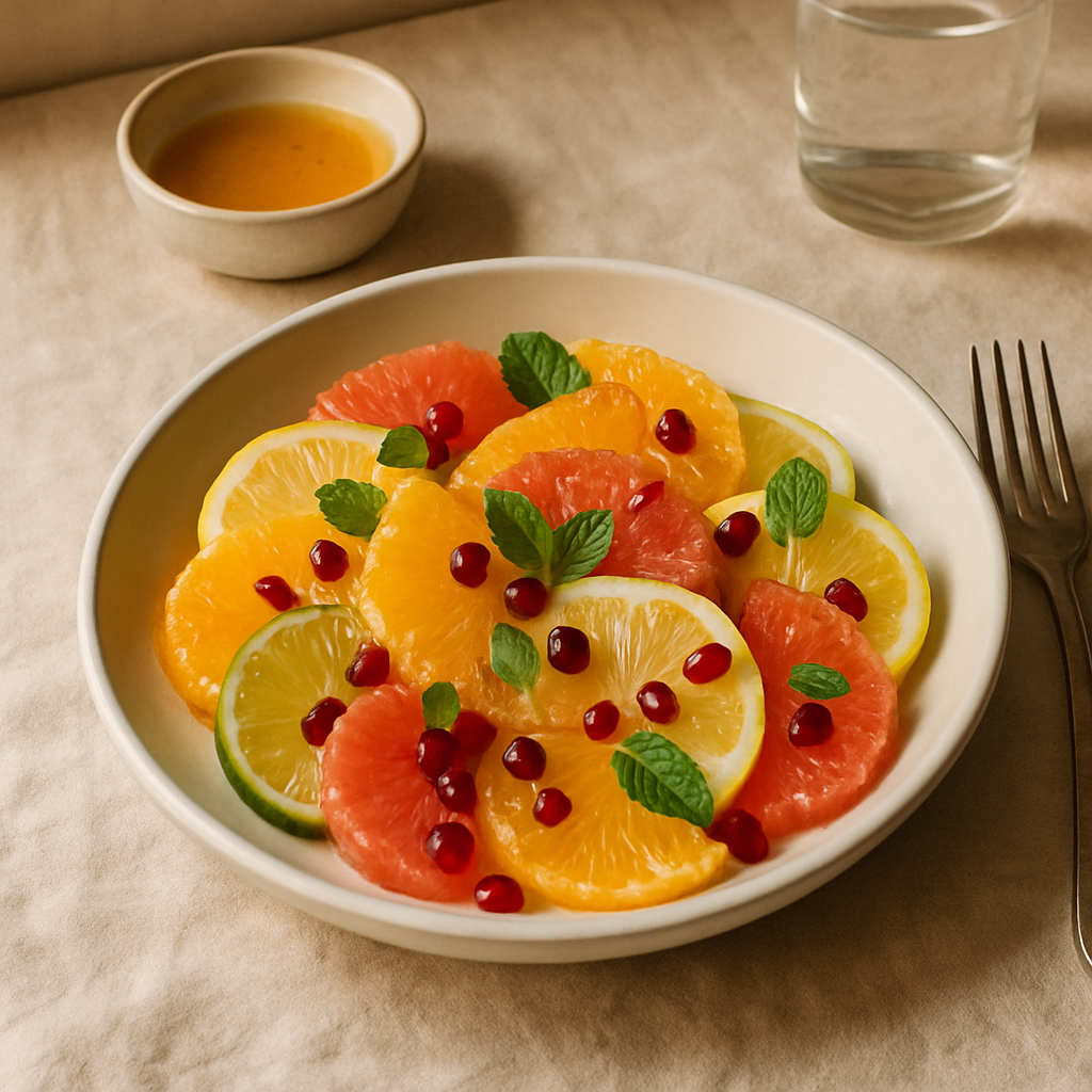 Zitrusfruchtsalat
