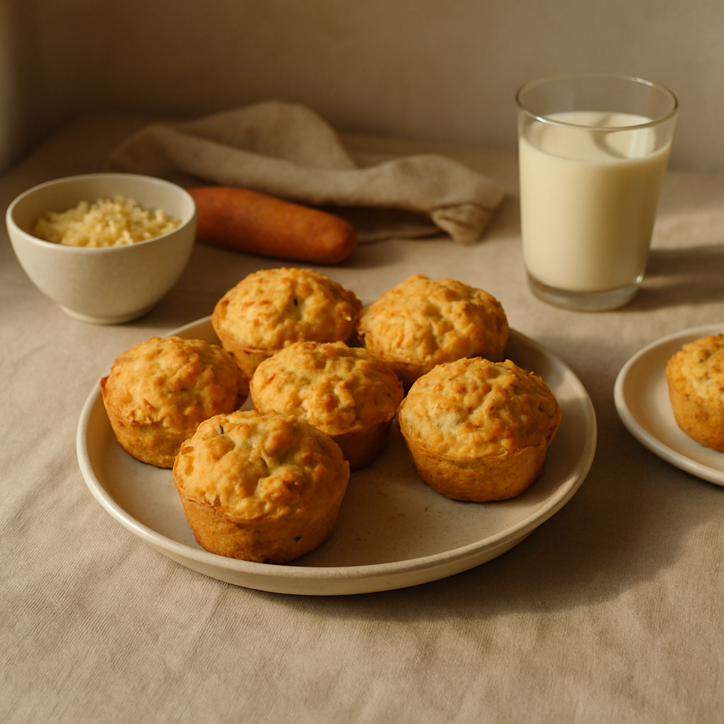 Herzhafte Muffins mit Gemüse
