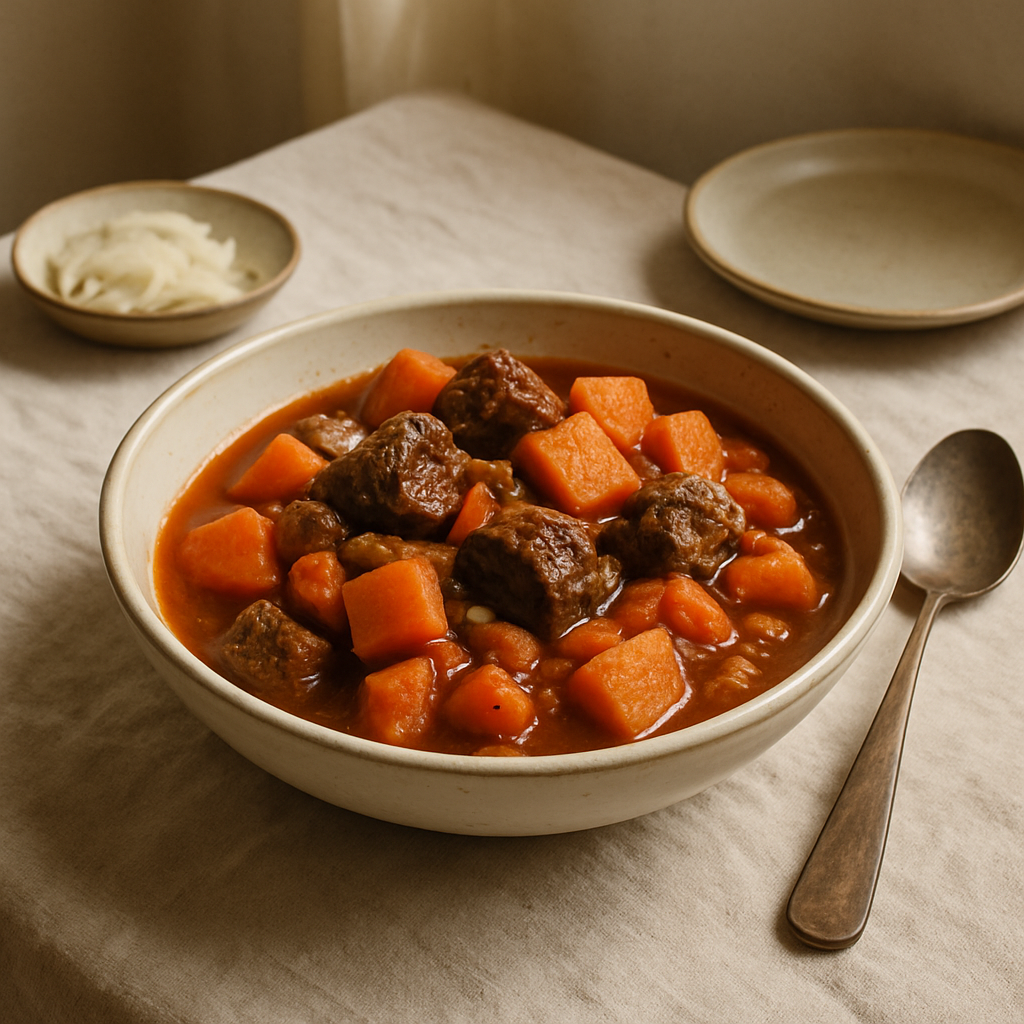 Beef and Sweet Potato Stew