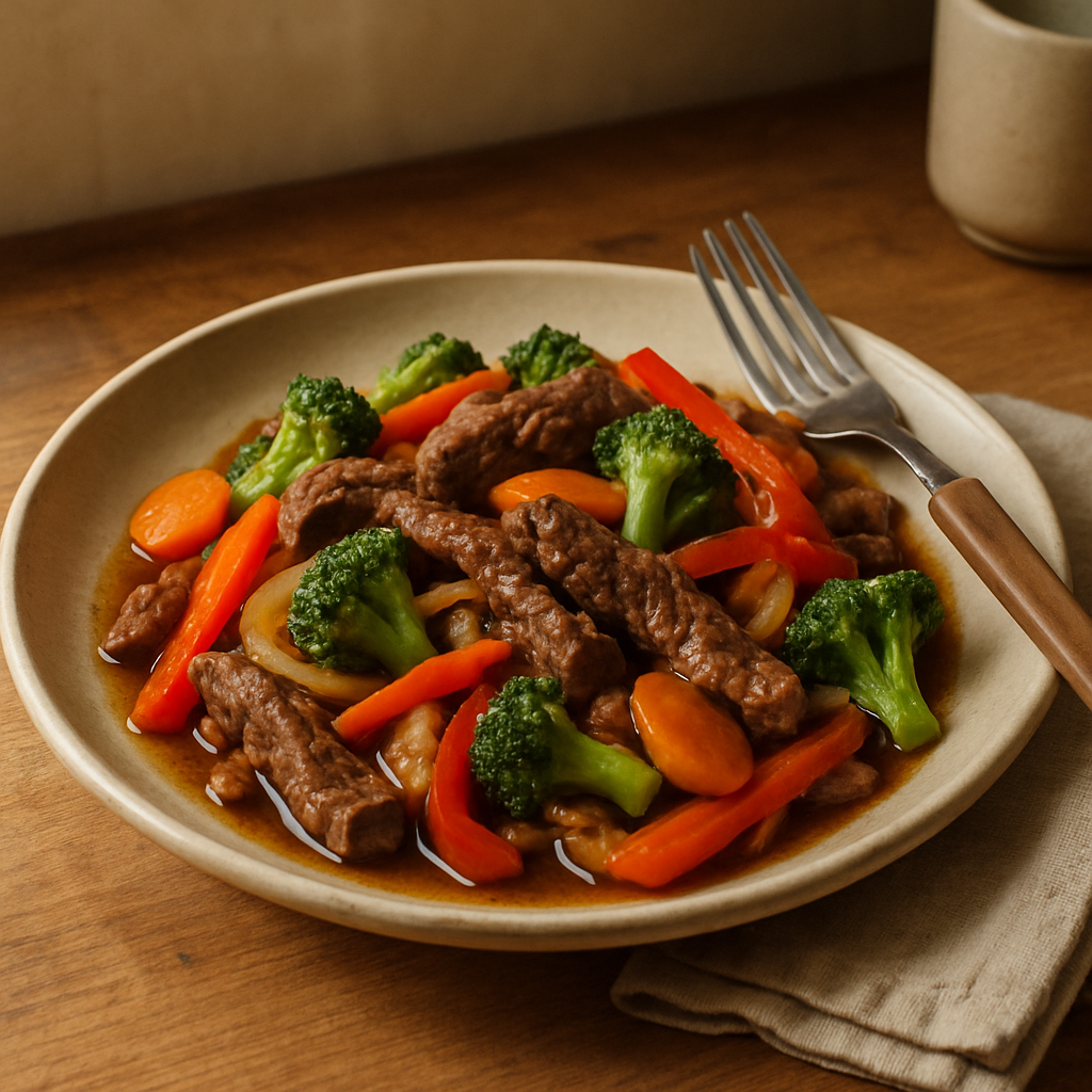 Rindfleisch-Gemüse-Pfanne