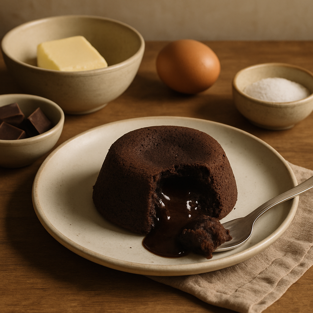 Keto Çikolatalı Sufle Kek