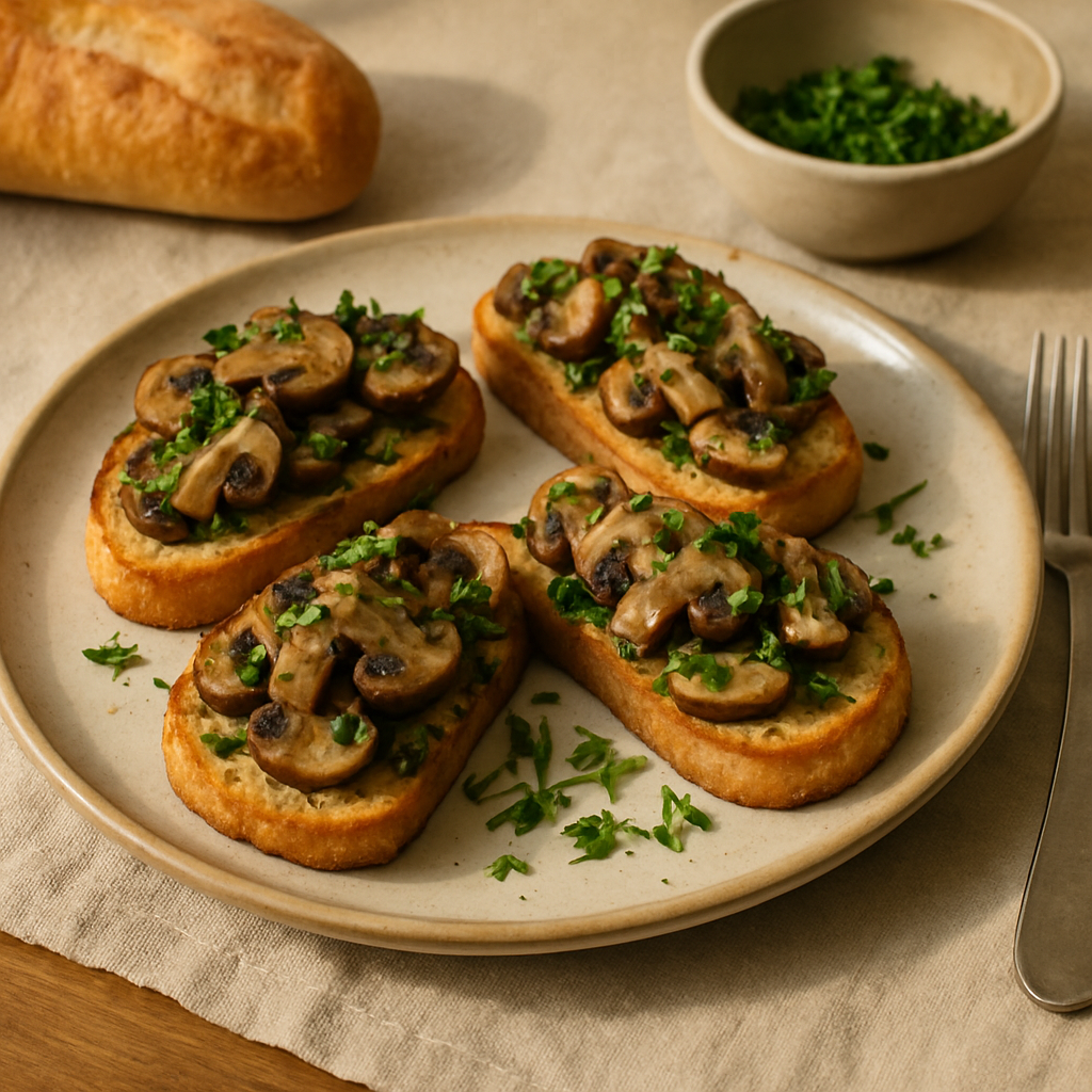 Mantarlı Crostini
