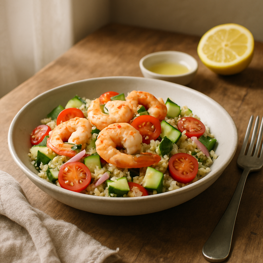 Garnelen-Quinoa-Salat