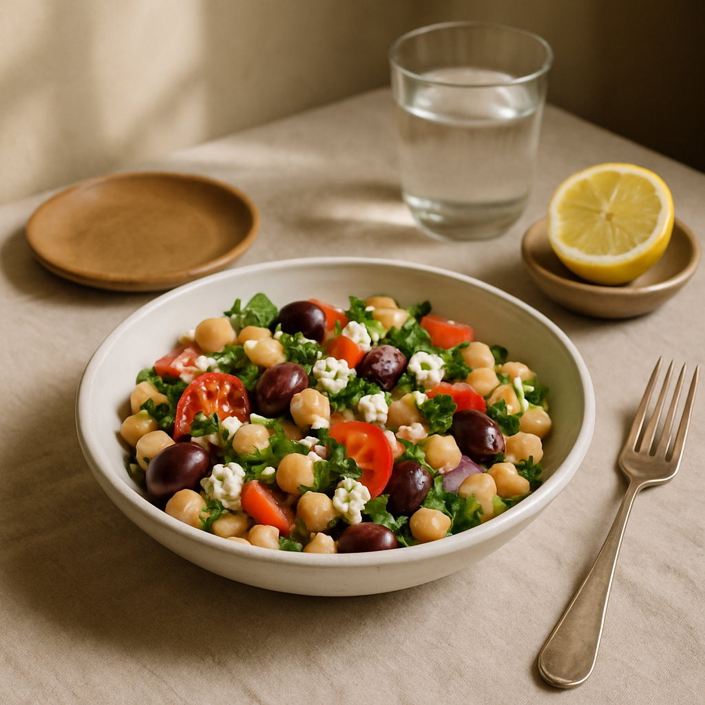 Mediterranean Chickpea Salad