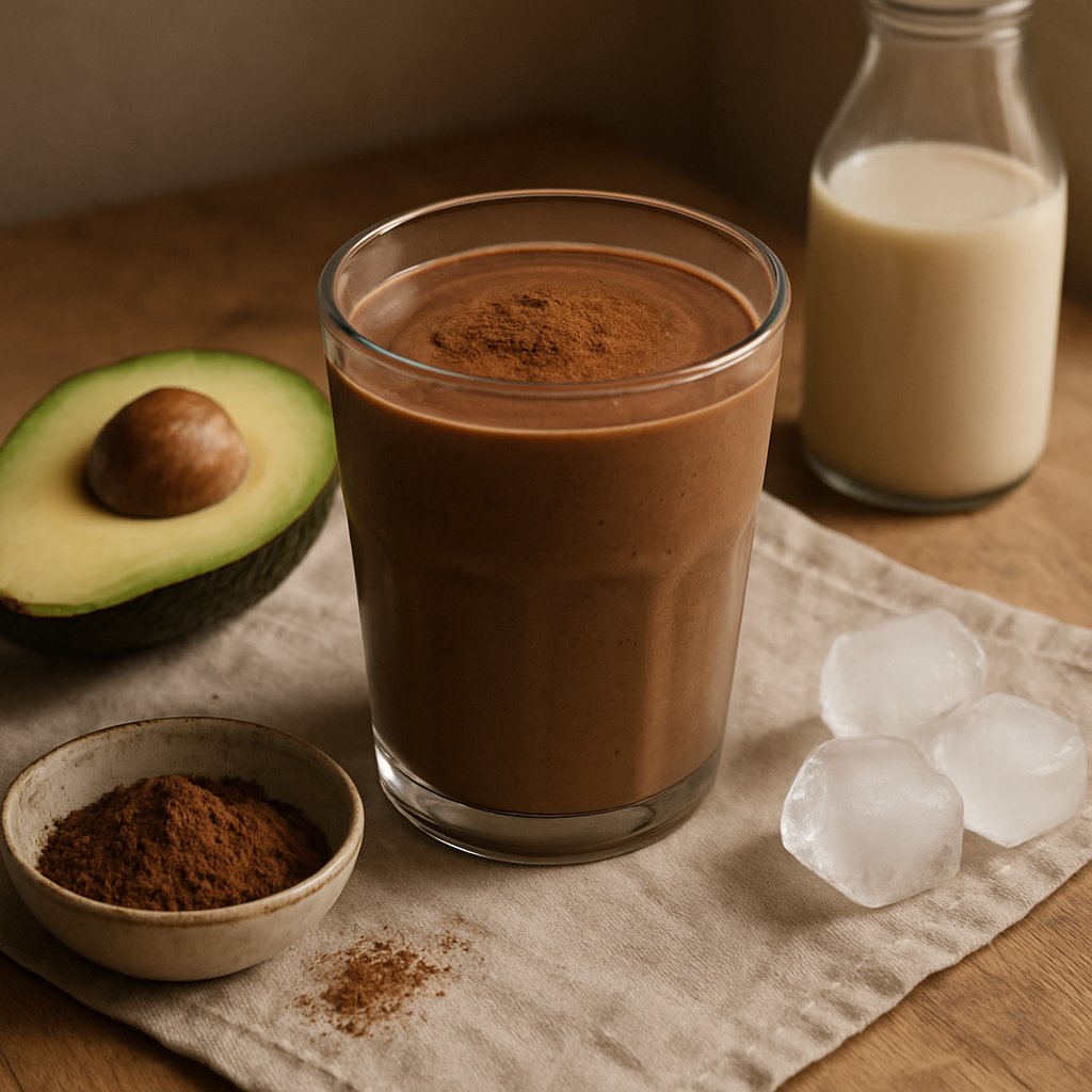 Çikolatalı Avokadolu Smoothie