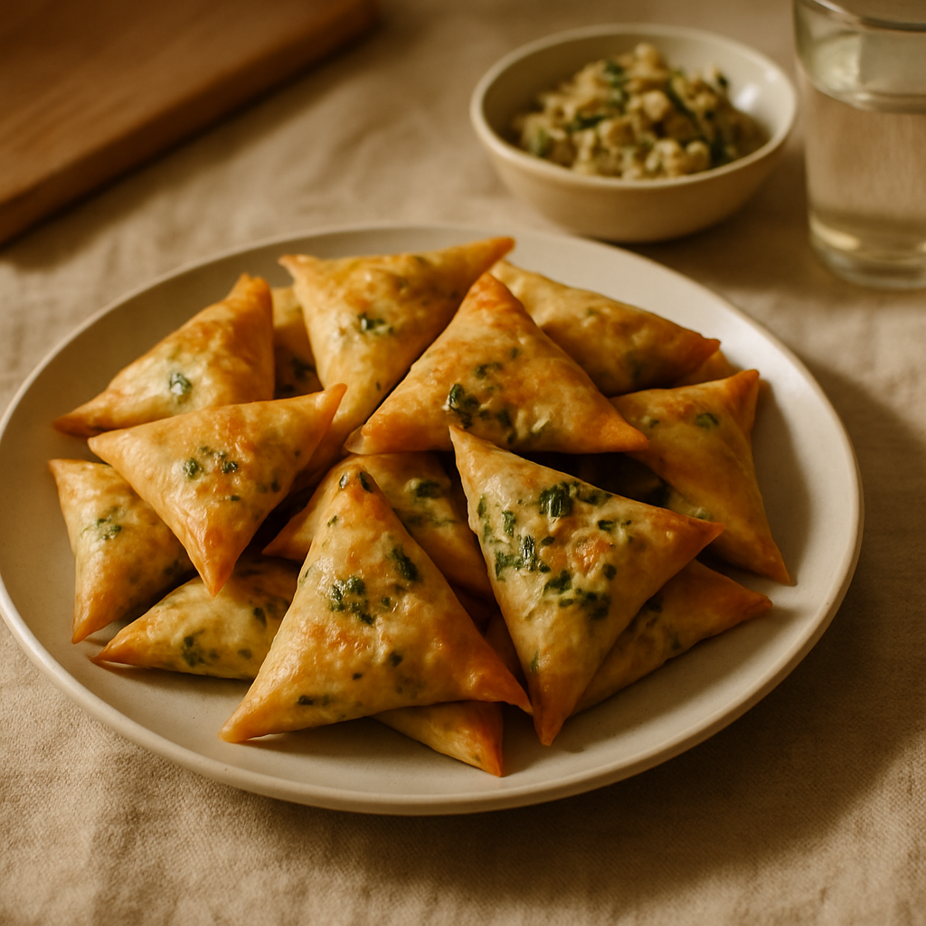 Briouats with Spiced Chicken