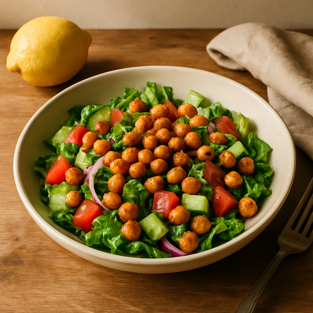 Crispy Chickpea Salad