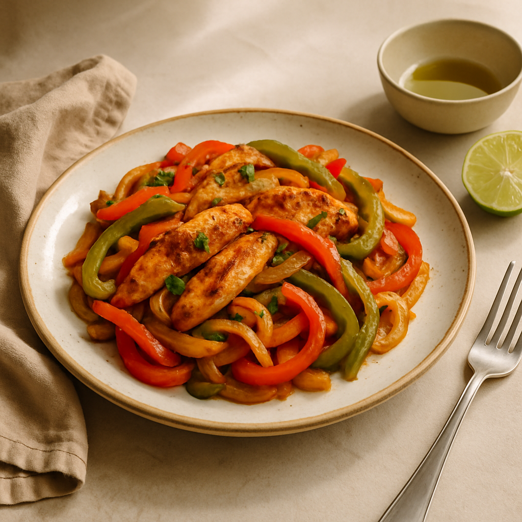 Whole30 Hähnchen-Fajitas