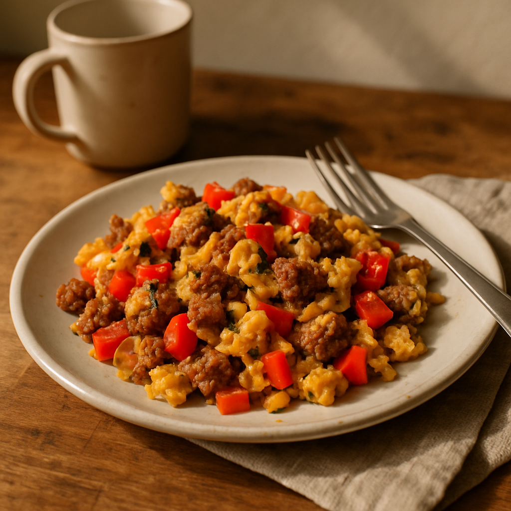 Spicy Sausage Scramble