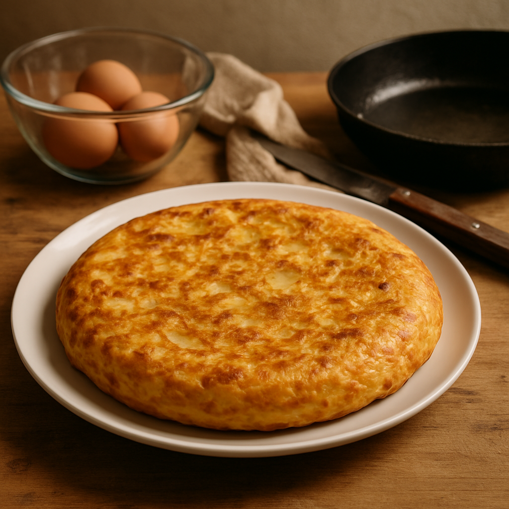 Patatesli İspanyol Tortillası