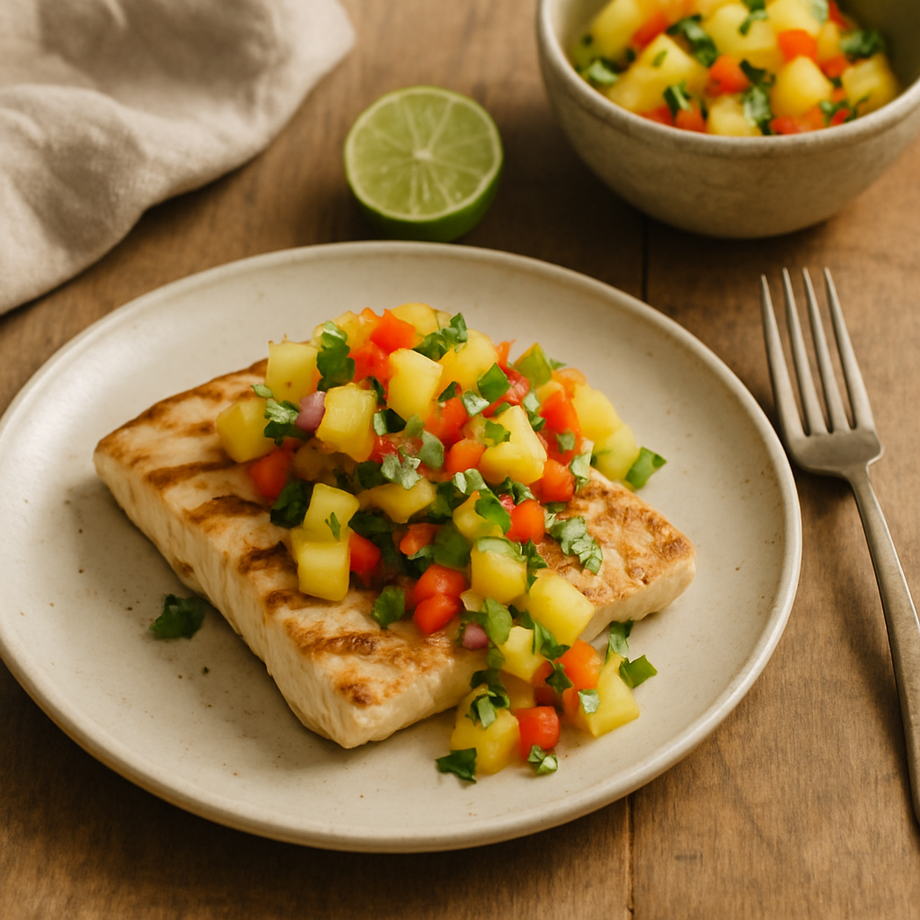 Ananas Salsalı Izgara Mahi Mahi