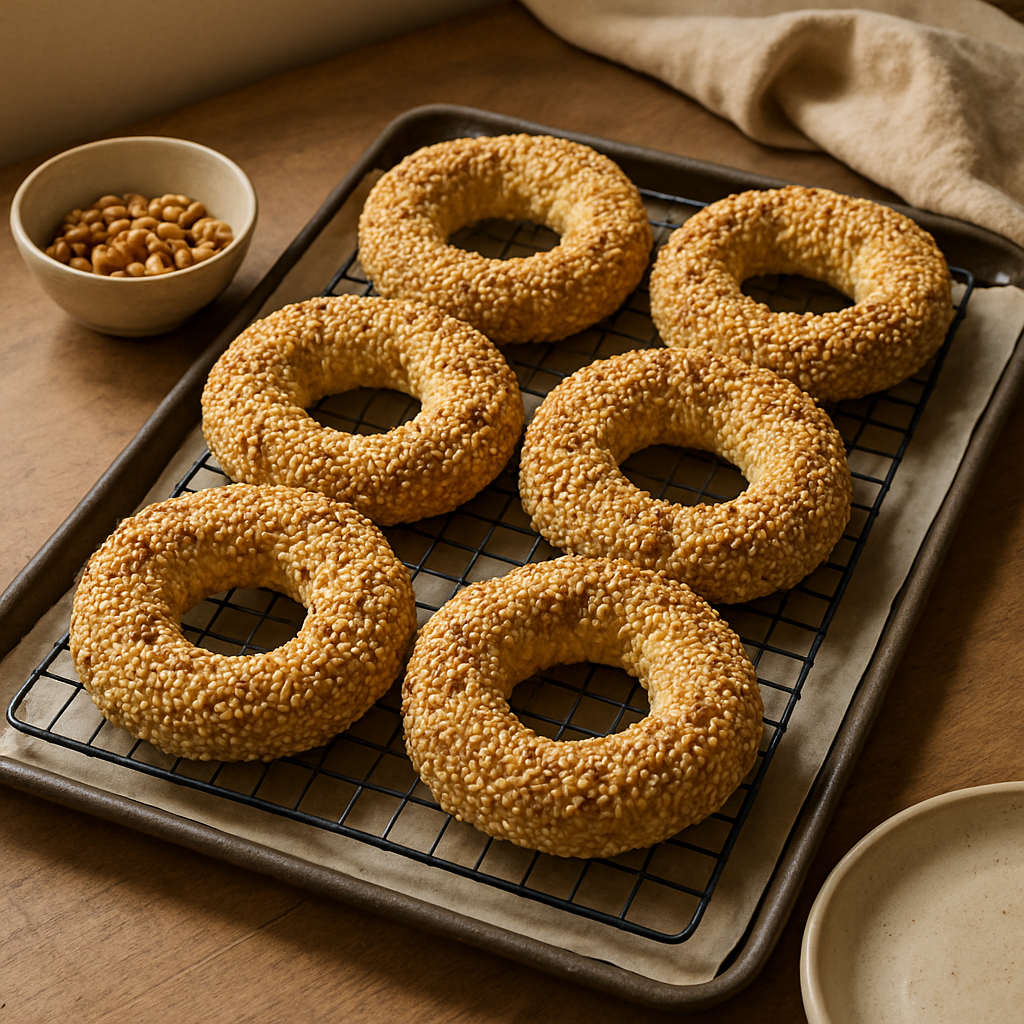 Walnut and Sesame Koulouri