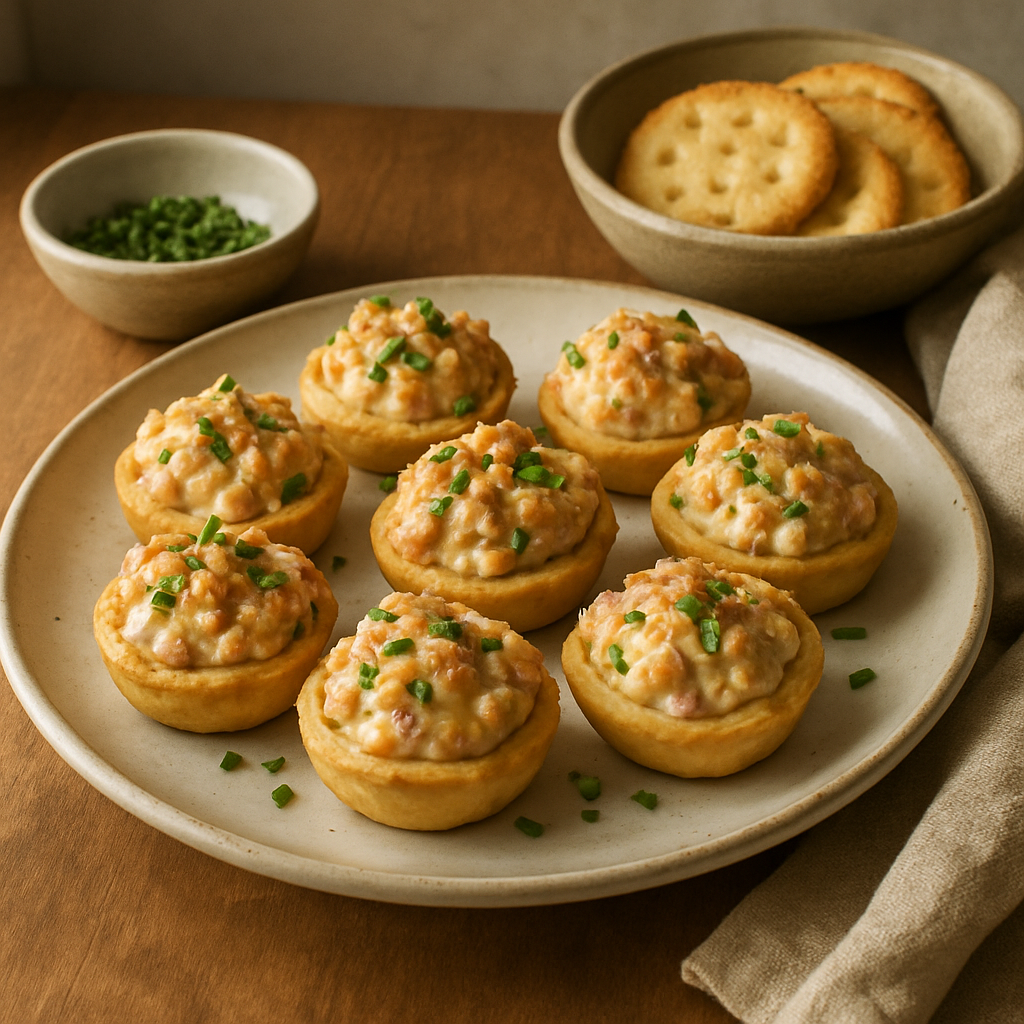 Pikante Schinken-Käse-Häppchen