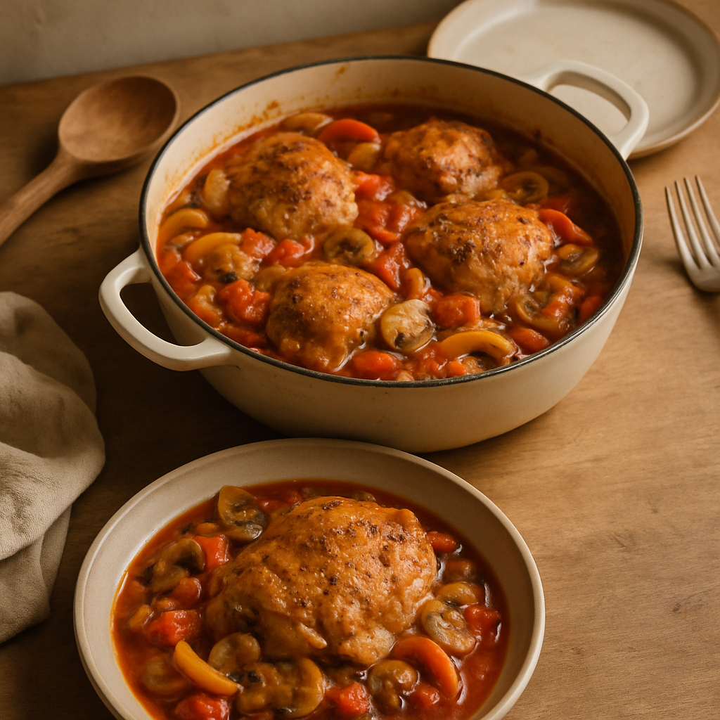 Italian Chicken Cacciatore