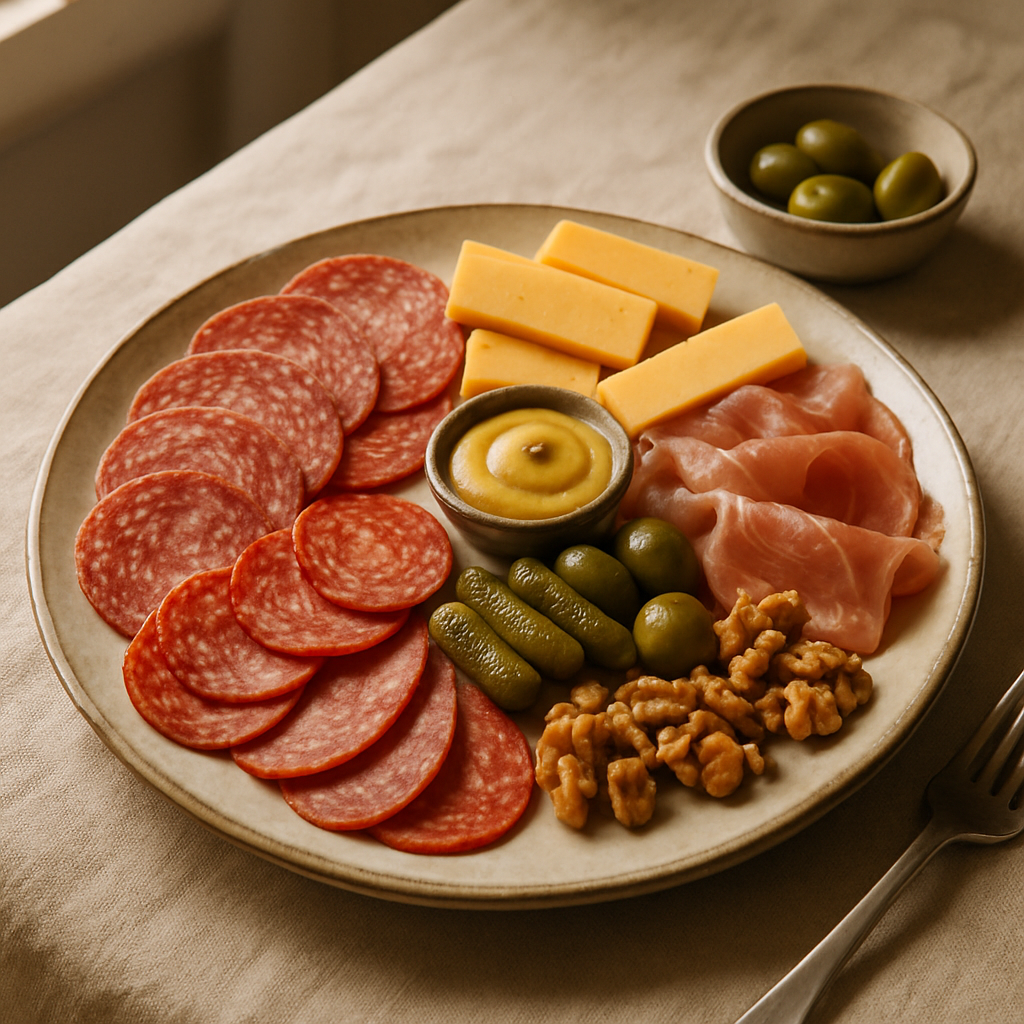 Sliced Cold Cuts Platter