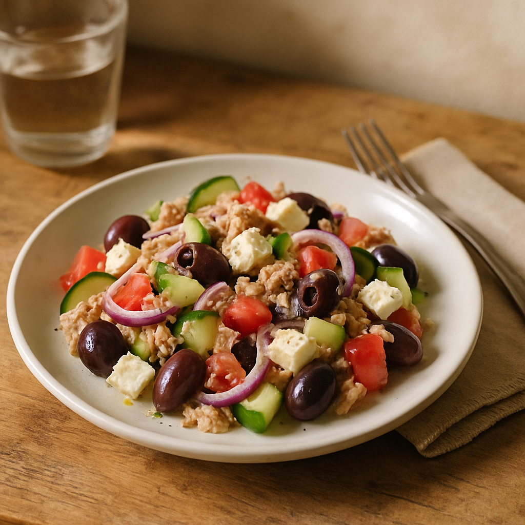 Akdeniz Usulü Ton Balıklı Salata