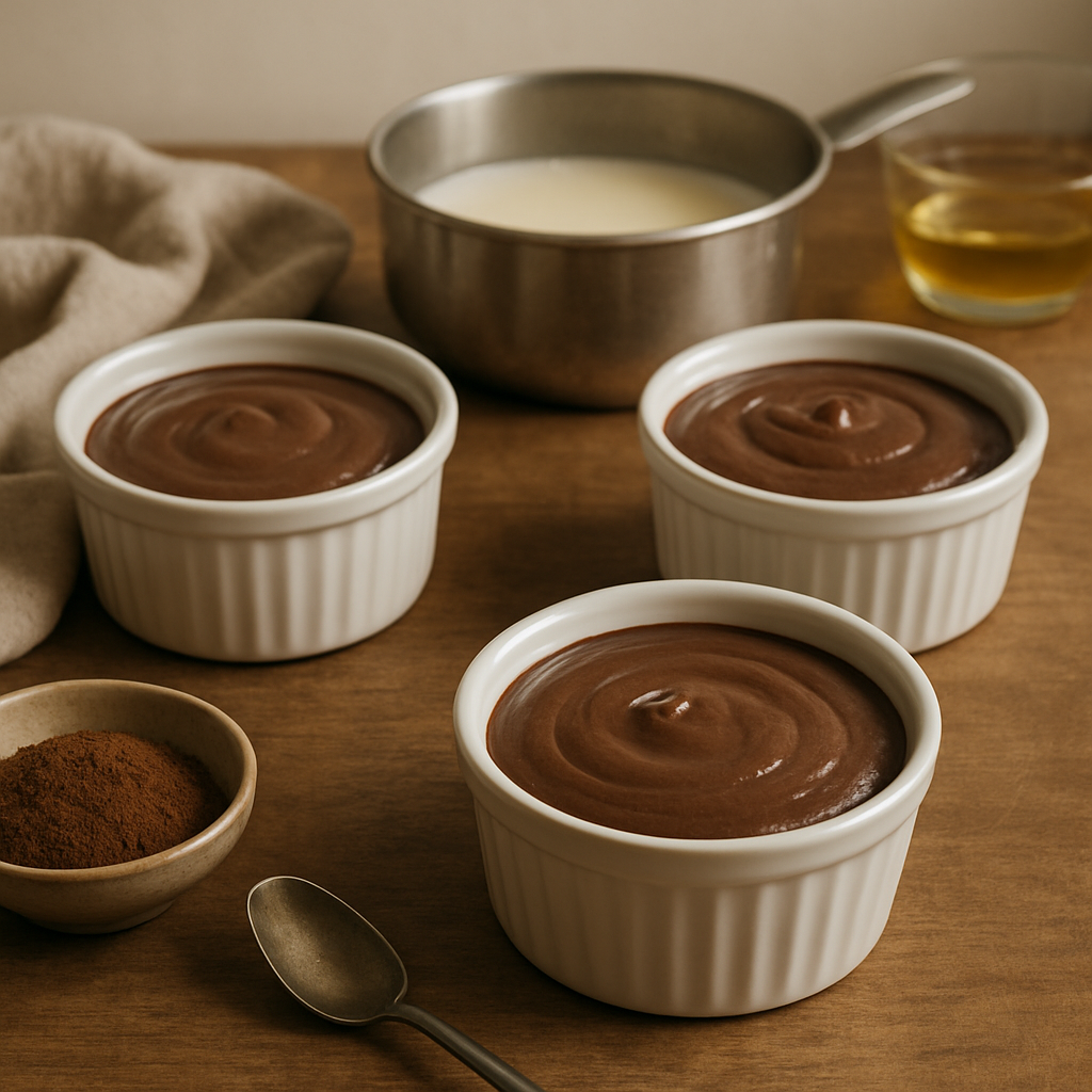 Zuckerfreier Schokoladenpudding