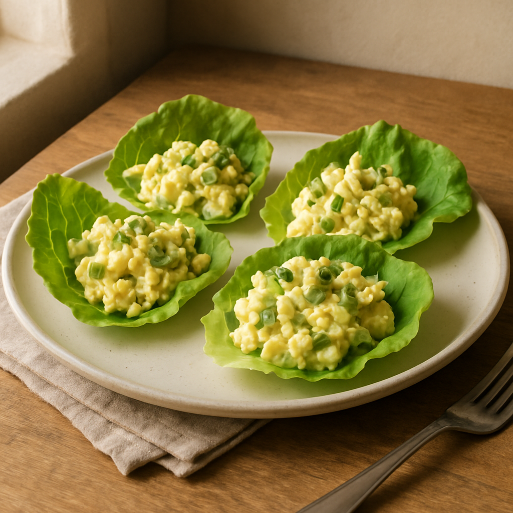 Salatwraps mit Eiersalat