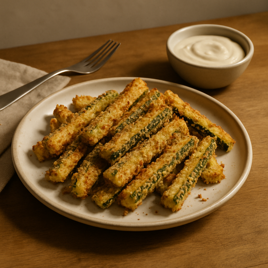 Gebackene Zucchini-Pommes