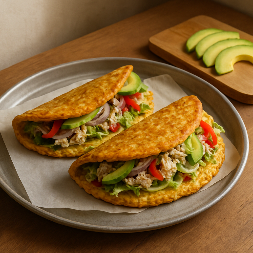 Gebackene Mais-Thunfisch-Sandwiches