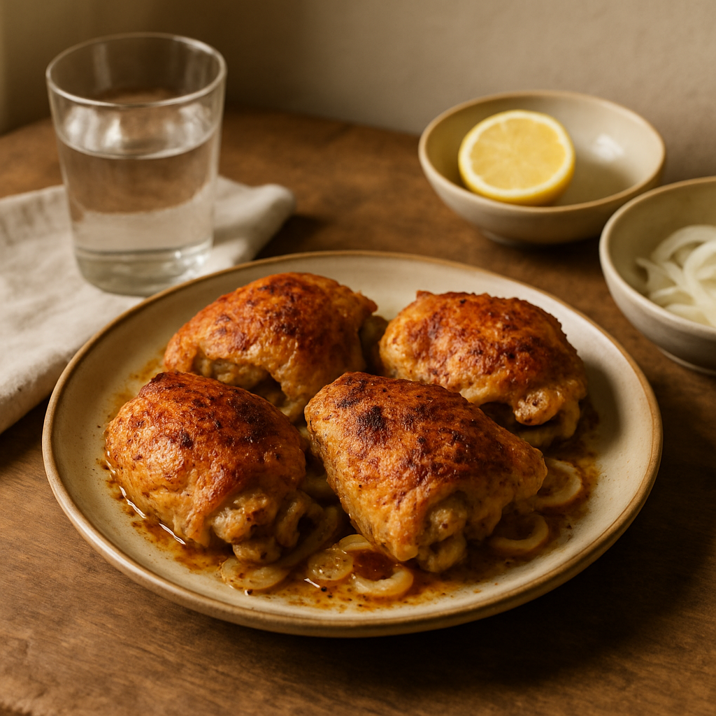 Baked Chicken Thighs with Paprika