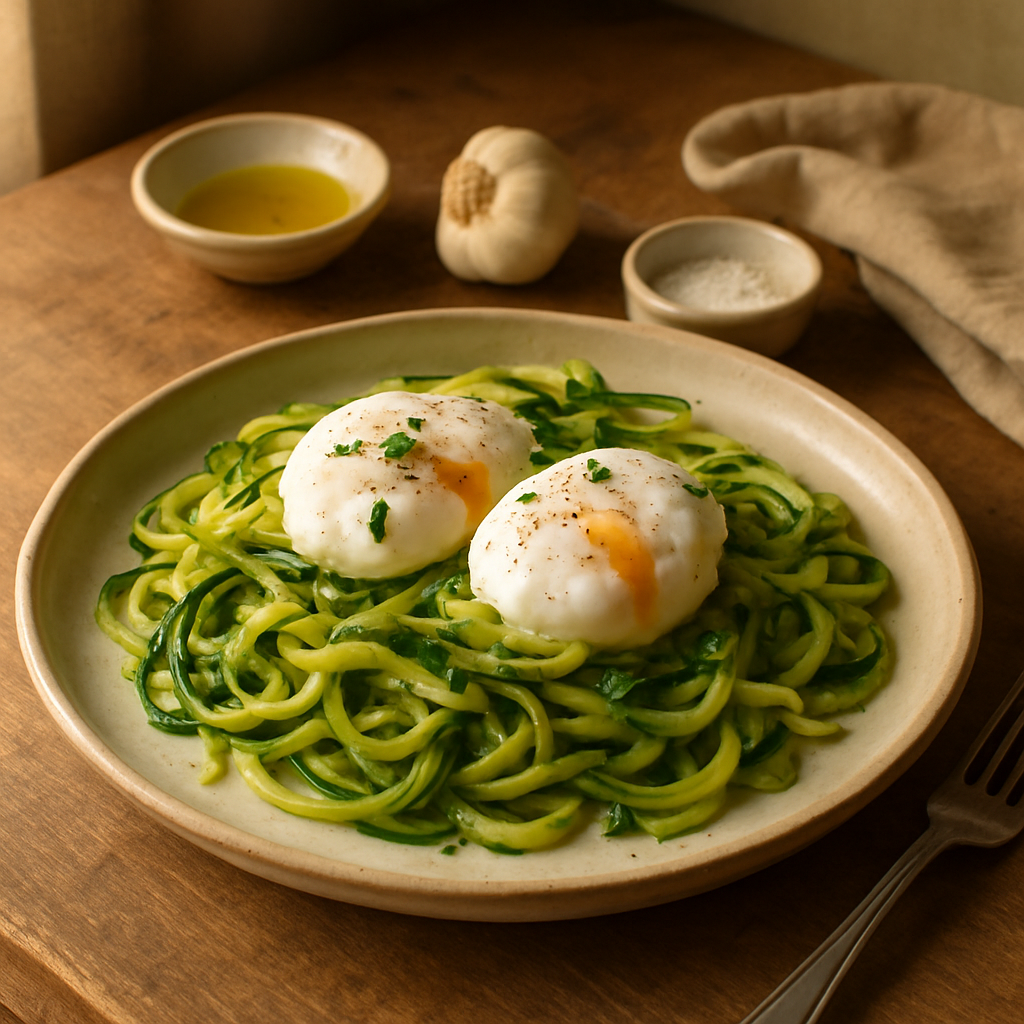 Zucchini Noodles with Eggs