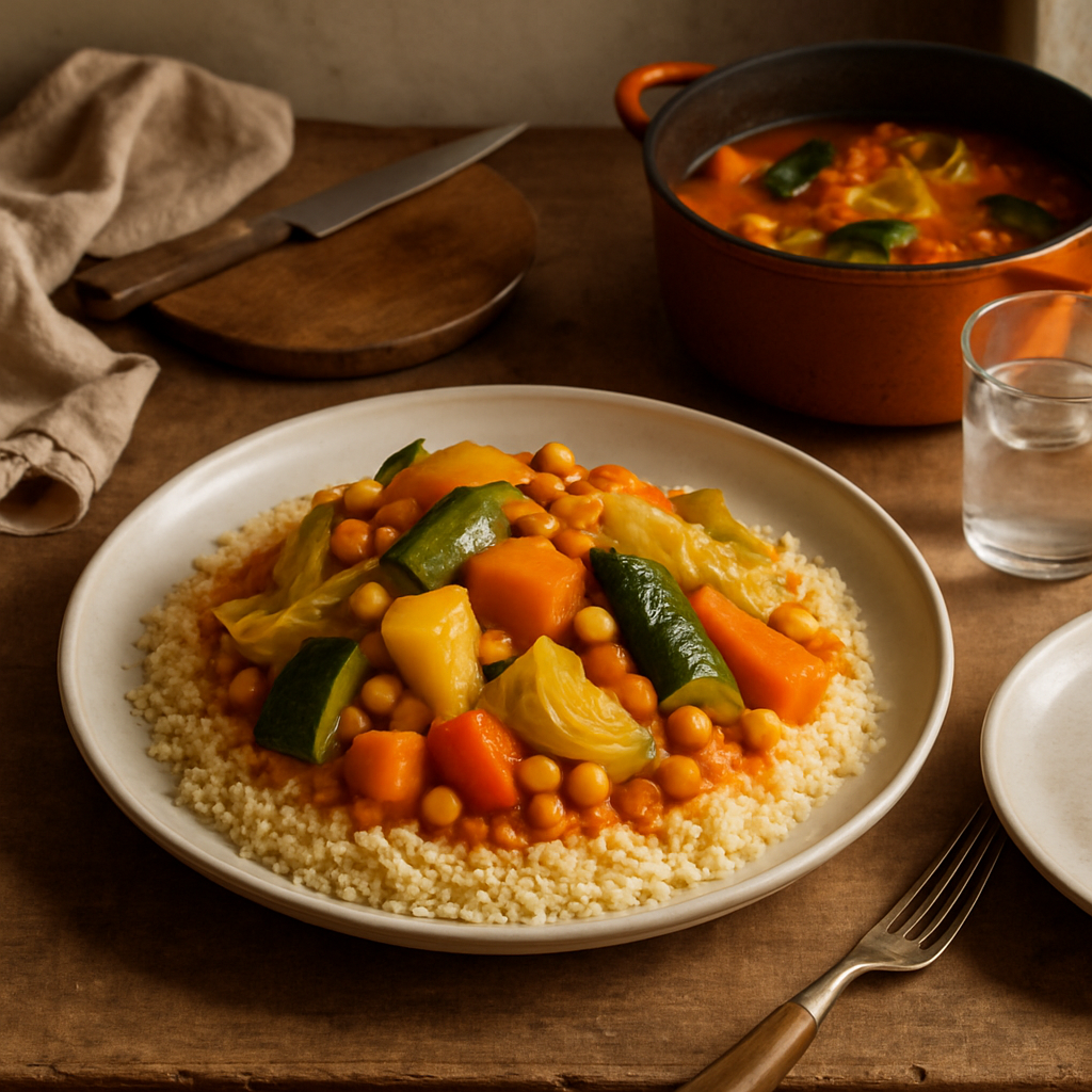 Couscous mit sieben Gemüsesorten