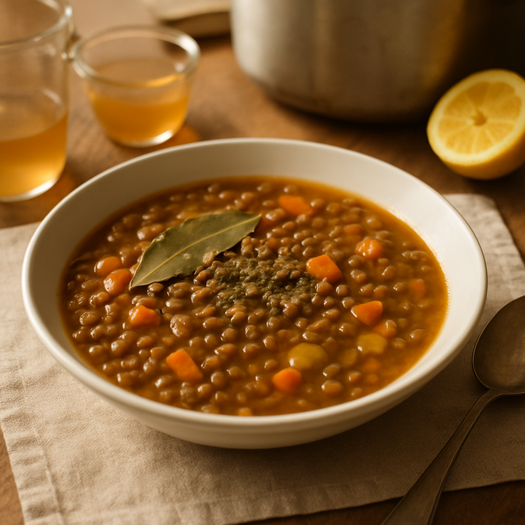 Griechische Linsensuppe
