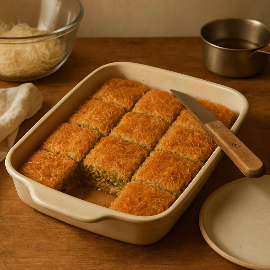 Kadayif with Pistachios