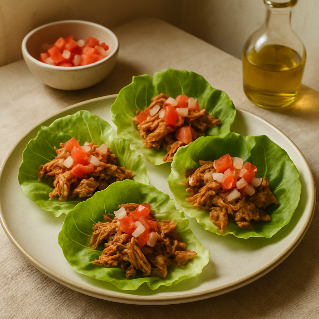 Pulled Pork Lettuce Wraps