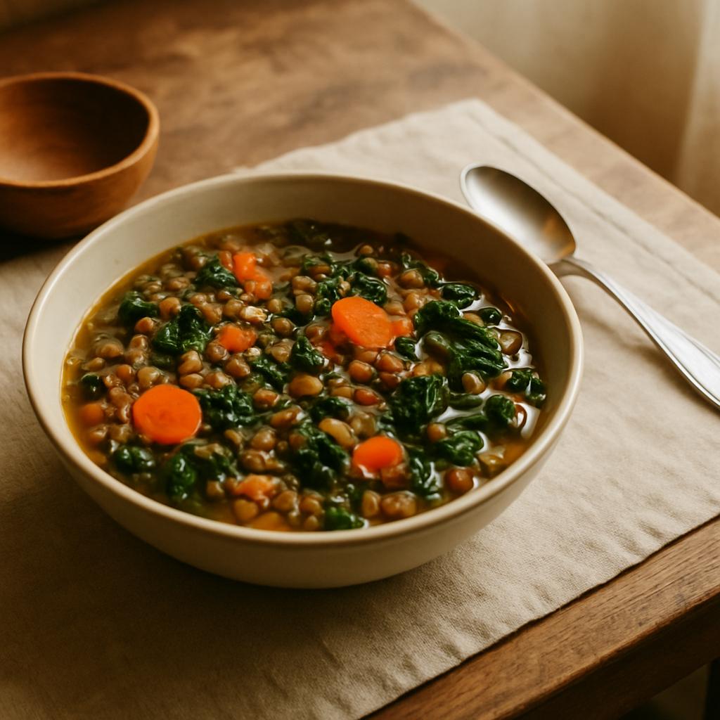 Linsen-Grünkohl-Suppe