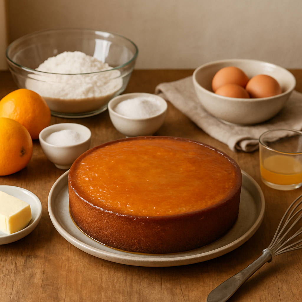 Orangen-Sirupkuchen