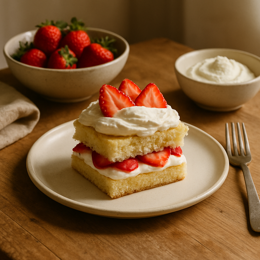 Çilekli Shortcake