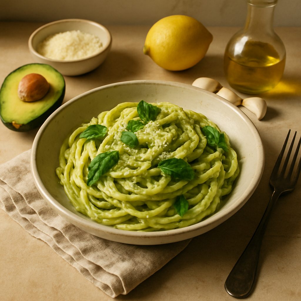 Cremige Avocado-Pasta
