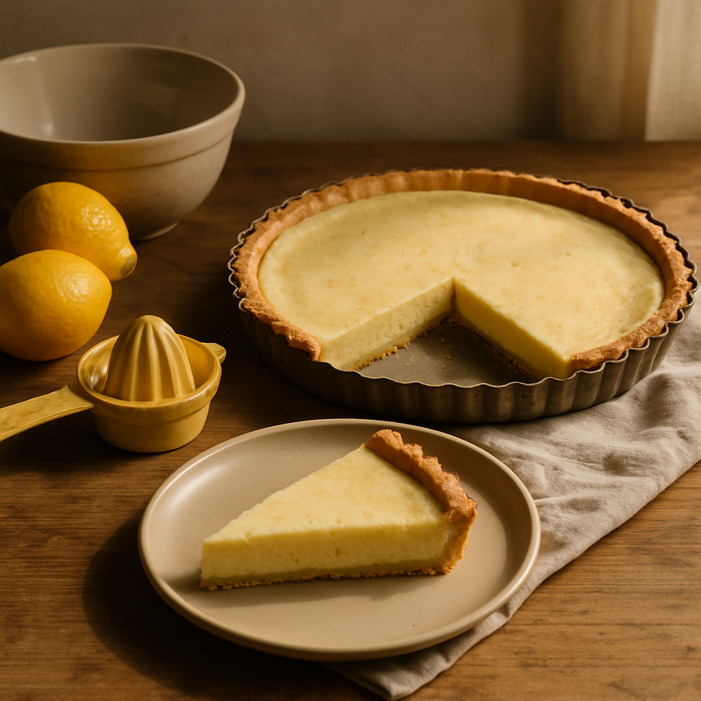 Zitronen-Ricotta-Tarte