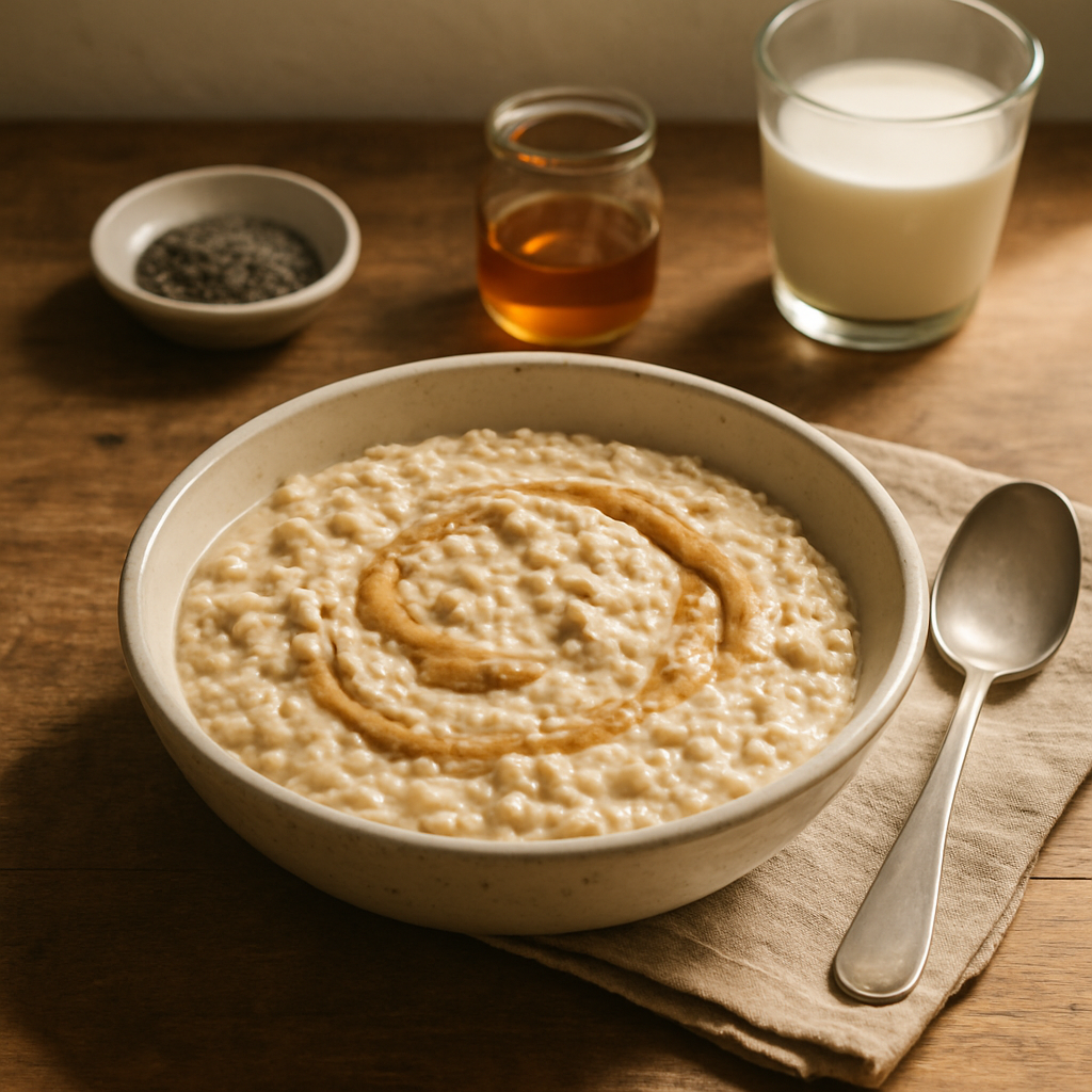 Overnight Oats mit Mandelmus