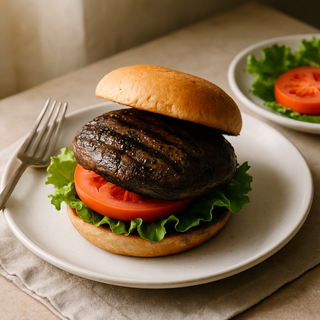 Grilled Portobello Mushroom Burger